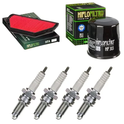 Produktbild von Service-Kit für Honda CBR 600 F 1999-2000 Luftfilter Ölfilter Zündkerzen von pamoto - Neu