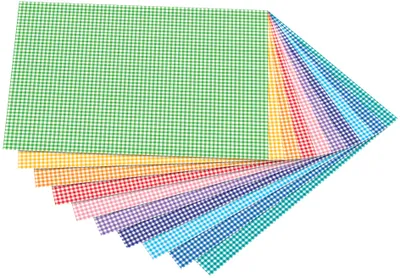 Produktbild von folia Motivkarton "Karos klein" 500 x 700 mm 300 g/qm 10 Bögen