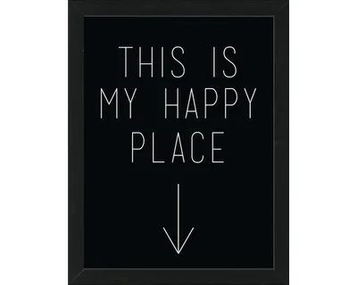 Produktbild von Gerahmtes Bild This Happy Place 35x45 cm