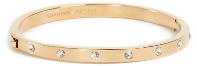 Productafbeelding van Kate Spade New York "Set in Stone" armband met scharnier, helder/goud