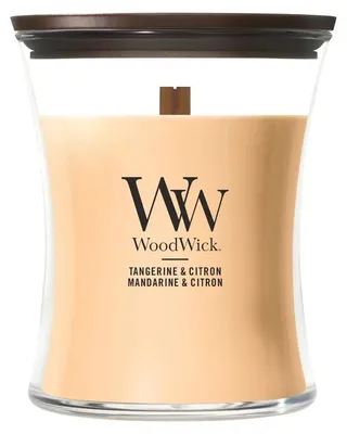 Imagen del producto de Vaso para vela perfumada, tamaño mediano, aroma a mandarina y limón, 275 g
