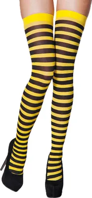 Immagine prodotto di Calze giallo-nere per donna - M / L