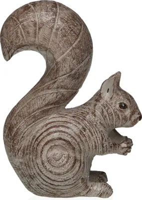 Immagine prodotto di Figurina decorativa Versa scoiattolo 7,5 X 17,5 X 13 CM Figurina decorativa
