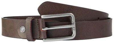 Produktbild von Leonardo Verrelli Herren Gürtel hochwertiges Echt Leder, braun, 90 cm - 120 cm (Bundweite) kürzbar