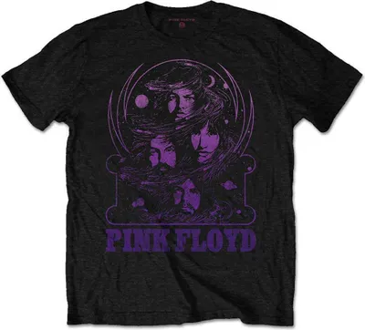 Zdjęcie produktu dla Pink Floyd Purple Swirl Black L Koszulka
