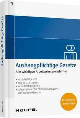 Produktbild von Aushangpflichtige Gesetze