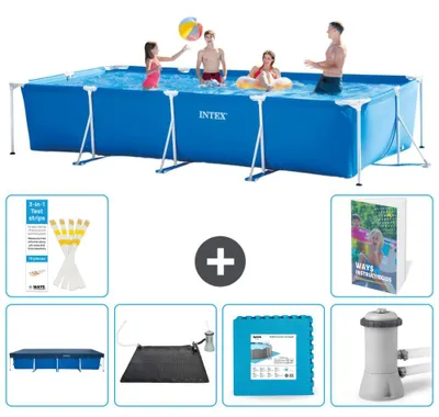 Produktbild von Rechteckiger Frame Pool - 450x220x84 cm - 7-teilig S99