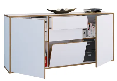 Obrázek produktu pro Dřevěný příborník Salia šířka 160 zásuvek