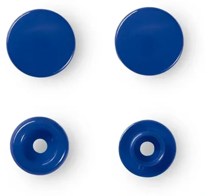 Productafbeelding van Prym 393116, Druky (patentknopen), Polyoxymethyleen (POM), Blauw, Mat, Rond, 1,24 cm