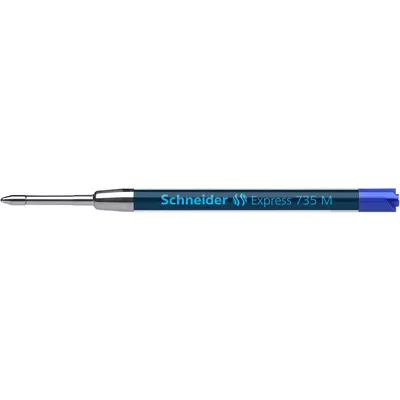 Productafbeelding van Schneider 7363, 10 stuks, grote vulpen, Express 735 M, blauw (geschikt voor documenten)