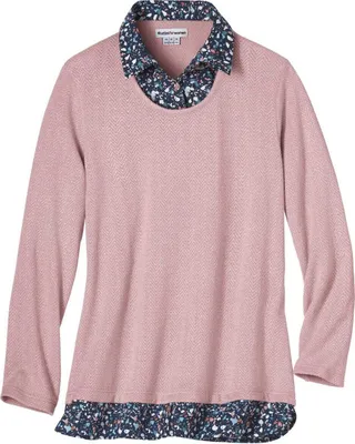 Image de Atlas for Women - Pull 2 en 1 pour femme AF1740 (40-42) (rose)
