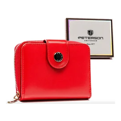 Obrázek produktu pro Peterson dámská peněženka z  červená RFID 11,5x9 cm