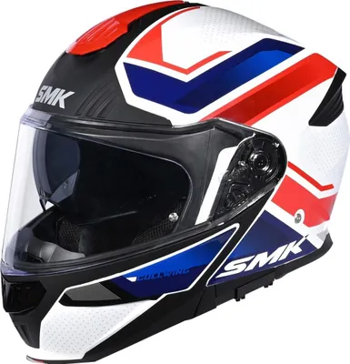 Image de SMK Gullwing Supertour casque pliable, blanc/bleu, L (59)
