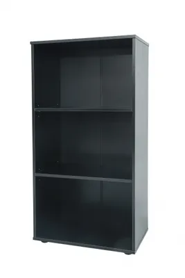 Image de Classeur bibliothèque - armoire murale ouverte noir
