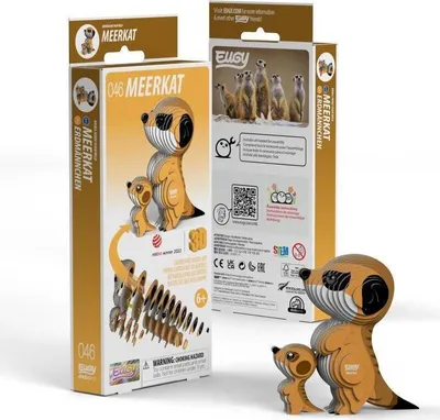 Image de EUGY - Kit de bricolage 3D suricate