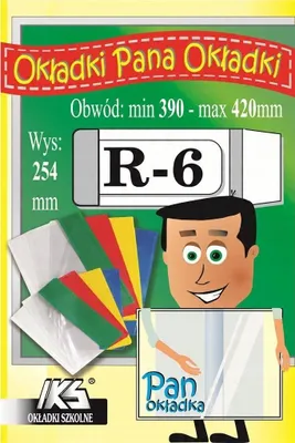 Zdjęcie produktu dla Okładka książkowa regulowana R6 (25szt) IKS