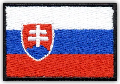 Produktbild von Patchion Slowakei-Fahnenaufnäher selbstklebend