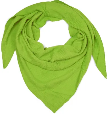 Produktbild von styleBREAKER Damen Musselin Dreieckstuch aus 100% Baumwolle | Weiches und leichtes Halstuch für Damen Unifarben | Stylisches Tuch für jede Jahreszeit - Italy, 196 x 84 cm
