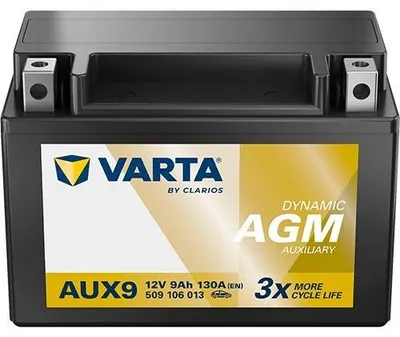 Produktbild von VARTA Dynamic AUX AUX9 Starterbatterie 12V 9Ah 130A/EN B00 Batterie