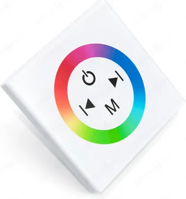 Produktbild von LED RGB einbau Wandcontroller steuergerät Controller Dimmer Touch Panel Weiß