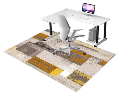Produktbild von Bodenschutzmatte für Schreibtischstühle, Unterlage für Bürostühle, 120 x 160 cm