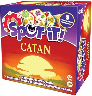 Produktbild von Asmodee Dobble Catan, Kartenspiel, Matching, 8 Jahr(e), 15 min