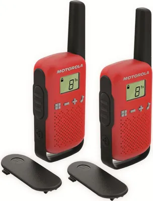 Obrázek produktu pro Motorola TALKABOUT T42 obousměrná radiostanice 16 kanálů černá, červená