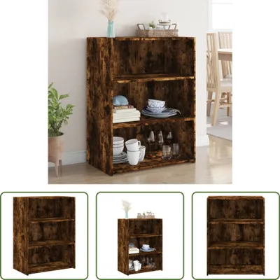 Produktbild von The Living Store Sideboard Räuchereiche 70x41x93 cm Holzwerkstoff