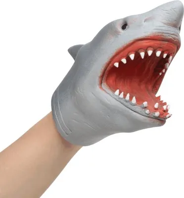 Produktbild von Schylling Shark Hand Puppet, Handpuppe, Tier, 3 Jahr(e)