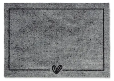 Imagen del producto de Astra, felpudo interior, marca MIABELLA, color gris oscuro, 50 x 70 cm