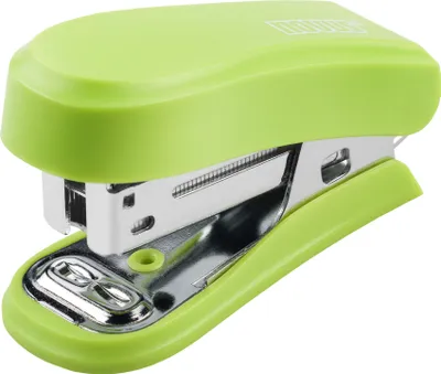 Produktbild von Novus Heftgerät Mini, bis 12 Blatt grün, im Blister