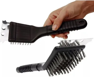 Obrázek produktu pro Go Go Gadget – Čisticí kartáč na gril – 2 v 1 – kartáč a škrabka – 22 cm