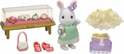 Produktbild von SYLVANIAN FAMILIES 5647 Ruby's Modekoffer, Puppenhaus, mehrfarbig SYLVANIAN FAMILIES