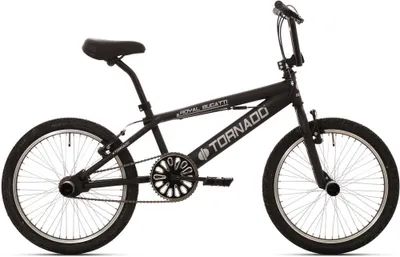 Produktbild von Royal Freestyle BMX 20 Bugatti - Matt Black mit schwarzen Reifen