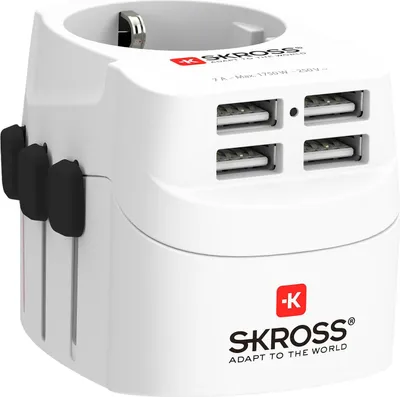 Obrázok produktu pre SKROSS 60602 Pro Light USB - vhodné pre uzemnené a neuzemnené zariadenia (2-pinové a 3-pinové)