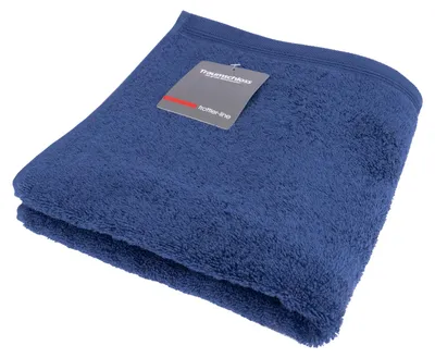 Produktbild von Traumschloss Frottier-Line Handtuch 50 x 100 cm dunkelblau Flauschig weich & angenehm zur Haut