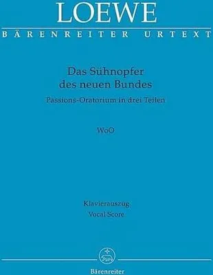 Produktbild von ISBN Das Sühnopfer des neuen Bundes Oratorium Klavierauszug, Musikalische Ausbildung, Taschenbuch