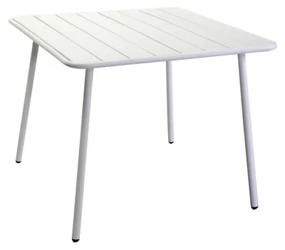 Immagine prodotto di Tavolo da Giardino 80x80xh72 cm in Metallo Rovigo Bianco