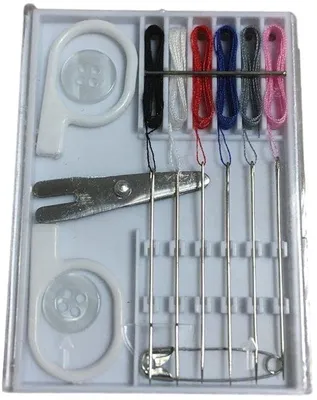 Immagine prodotto di Astuccio da cucito colorato, 8x6x1 cm, pratico