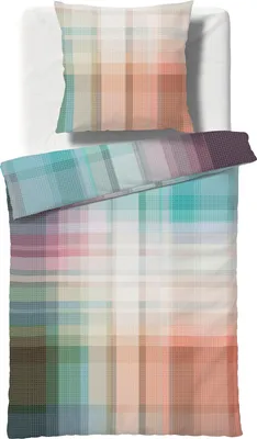 Produktbild von Fleuresse Bettwäsche bunt 1x 135x200 cm + 1x 80x80 cm