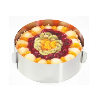 Obrázok produktu pre GEFU Koláčová forma TONDO XXL s nastaviteľnými rukoväťami, výška 10 cm