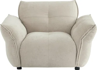 Produktbild von Sessel mit Polsterung in Beige-Melange - NAPIZO