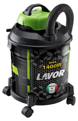 Zdjęcie produktu dla LAVOR JOCKER 1400 S, Suchy i Mokry, Czarny, Zielony, 27 kPa, 75 dB, 385 mm, 385 mm