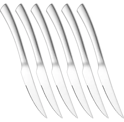 Immagine prodotto di Set di coltelli per bistecca, 6 pezzi, in acciaio inossidabile, con
