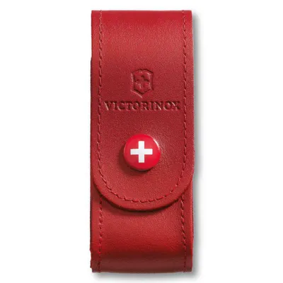 Produktbild von Victorinox Leder-Gürteletui für mittlere Messer - Rot
