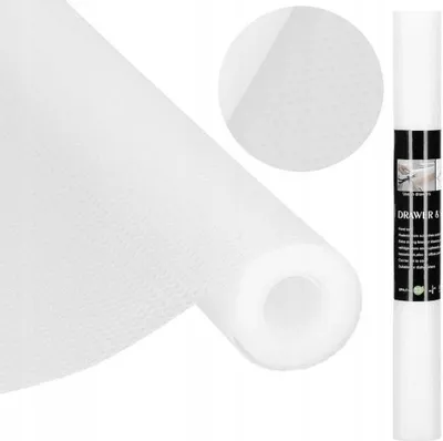 Produktbild von Antirutsch-Schutzmatte für Schränke Schubladen Arbeitsplatten Groß 300x50cm Transparent Universal Wasserdicht Multifunktional