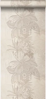 Immagine prodotto di Origin Wallcoverings carta da parati fiori beige 52 cm x 10.05 m