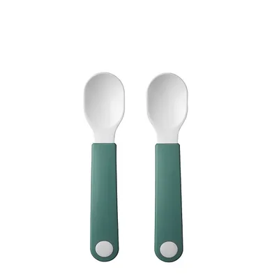 Produktbild von Set Lernlöffel Mepal Mio 2 Stück - Deep turquoise