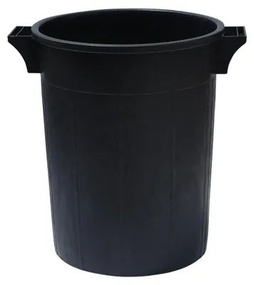Immagine prodotto di Bidone Immondizia Sovrapponibile Lt 50 - Ã˜ 41 X  H 49 Cm - Nero