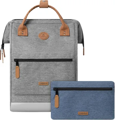 Produktbild von CABAIA Freizeitrucksack Rucksack mit Laptopfach Adventurer Melanged Backpack 23L New - York grau